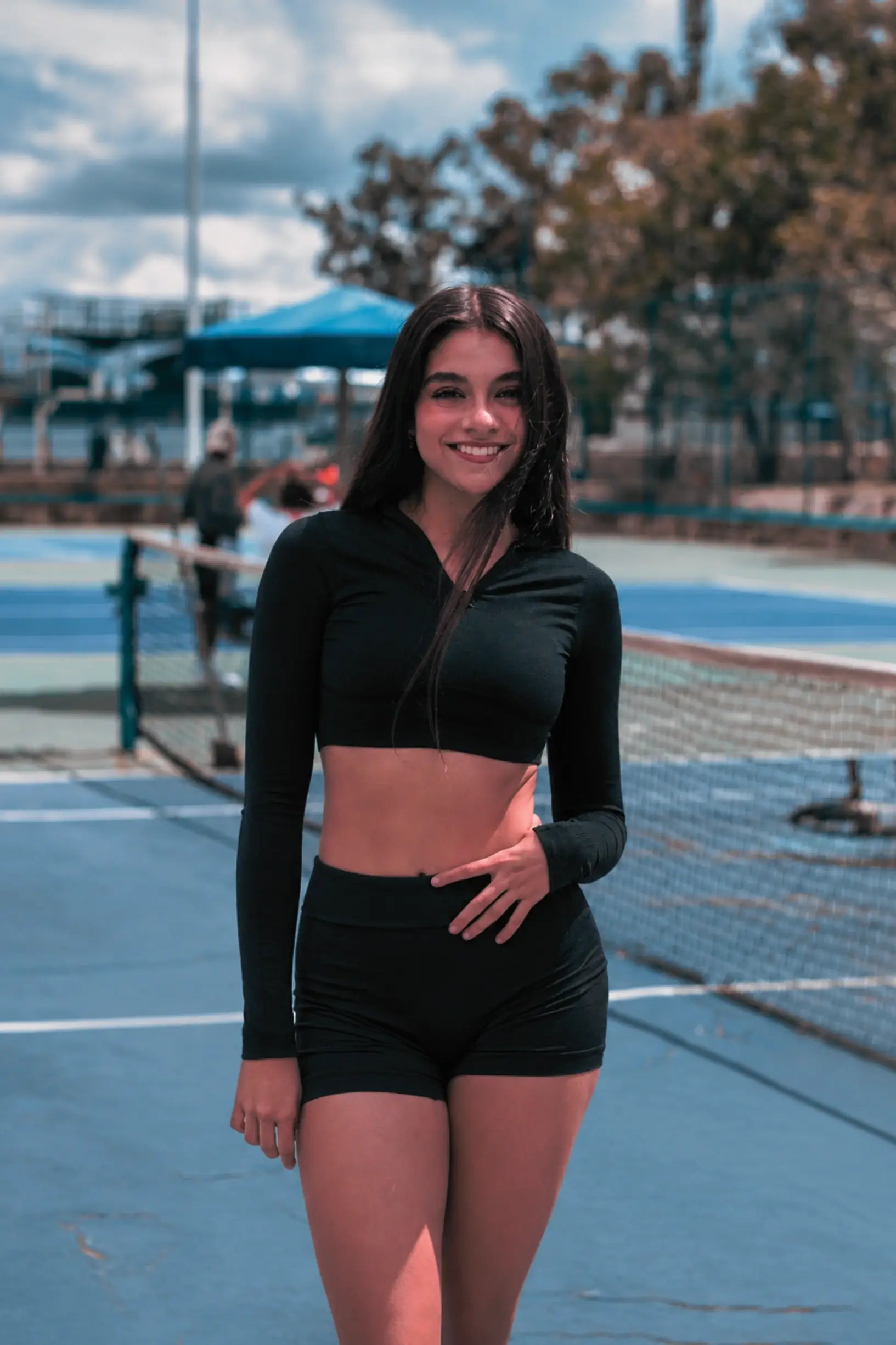 Colección de ropa deportiva de mujer minimalista